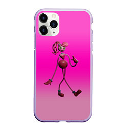 Чехол iPhone 11 Pro матовый POPPY PLAYTIME МАМА ДЛИННЫЕ НОГИ, цвет: 3D-светло-сиреневый