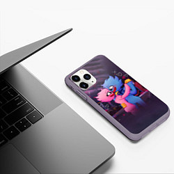 Чехол iPhone 11 Pro матовый POPPY PLAYTIME Влюбленные Хагги Вагги и Кисси Мисс, цвет: 3D-серый — фото 2