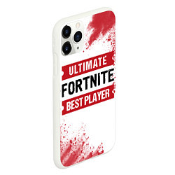 Чехол iPhone 11 Pro матовый Fortnite Ultimate, цвет: 3D-белый — фото 2