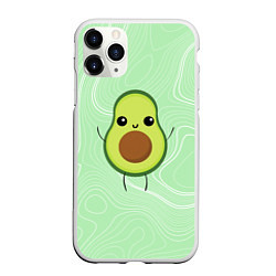 Чехол iPhone 11 Pro матовый Авокадо avocado