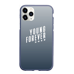Чехол iPhone 11 Pro матовый Навечно молодой Young forever