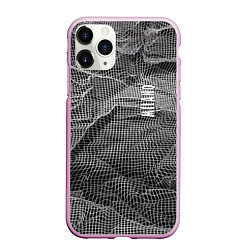 Чехол iPhone 11 Pro матовый Мятая сетчатая ткань Crumpled Mesh Fabric