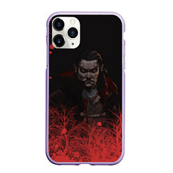 Чехол iPhone 11 Pro матовый Vampire Survivors art, цвет: 3D-светло-сиреневый