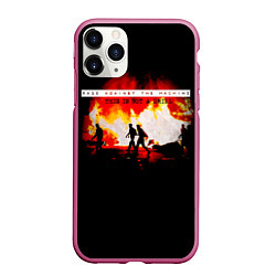 Чехол iPhone 11 Pro матовый This Is Not A Drill - Rage Against the Machine