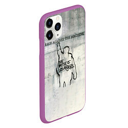 Чехол iPhone 11 Pro матовый Battle of Los Angeles - Rage Against the Machine, цвет: 3D-фиолетовый — фото 2