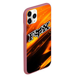 Чехол iPhone 11 Pro матовый FOX RACING - ФОКС СИЯНИЕ, цвет: 3D-малиновый — фото 2