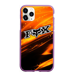 Чехол iPhone 11 Pro матовый FOX RACING - ФОКС СИЯНИЕ