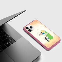 Чехол iPhone 11 Pro матовый Дитя Света и Маленький Принц Sky: Children Of The, цвет: 3D-малиновый — фото 2