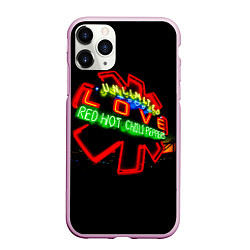 Чехол iPhone 11 Pro матовый Unlimited Love - Red Hot Chili Peppers