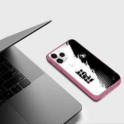 Чехол iPhone 11 Pro матовый ГРОТ GROT, цвет: 3D-малиновый — фото 2