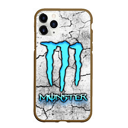 Чехол iPhone 11 Pro матовый MONSTER WHITE БЕЛЫЙ МОНСТР, цвет: 3D-коричневый