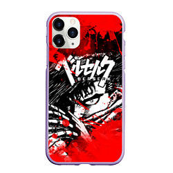 Чехол iPhone 11 Pro матовый БЕРСЕРК - BERSERK БРЫЗГИ