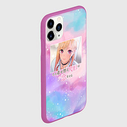 Чехол iPhone 11 Pro матовый МАРИН КИТАГАВА ЭТА ФАРФОРОВАЯ КУКЛА ВЛЮБИЛАСЬ, цвет: 3D-фиолетовый — фото 2