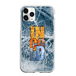 Чехол iPhone 11 Pro матовый IN COLD logo with ice, цвет: 3D-белый