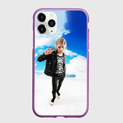 Чехол iPhone 11 Pro матовый ПЛАТИНА SOSA MUZIK, цвет: 3D-фиолетовый