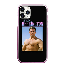 Чехол iPhone 11 Pro матовый Billy Herrington Photo, цвет: 3D-розовый
