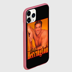 Чехол iPhone 11 Pro матовый Billy Herrington Aniki Билли, цвет: 3D-малиновый — фото 2