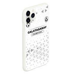 Чехол iPhone 11 Pro матовый Galatasaray Champions Униформа, цвет: 3D-белый — фото 2