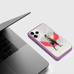Чехол iPhone 11 Pro матовый PHOENIX VALORANT, цвет: 3D-фиолетовый — фото 2