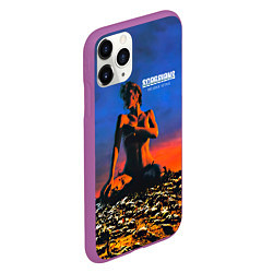 Чехол iPhone 11 Pro матовый Deadly Sting - Scorpions, цвет: 3D-фиолетовый — фото 2