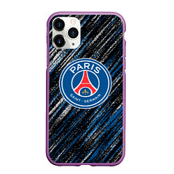 Чехол iPhone 11 Pro матовый Псж football club