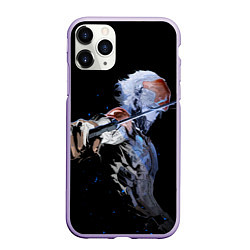 Чехол iPhone 11 Pro матовый METAL GEAR RISING Райден с мечом