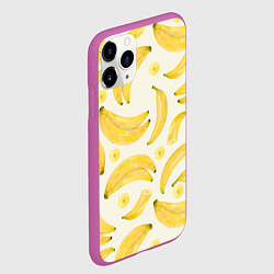 Чехол iPhone 11 Pro матовый Банановый Рай Лета, цвет: 3D-фиолетовый — фото 2