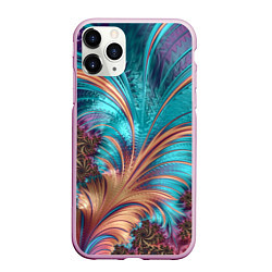 Чехол iPhone 11 Pro матовый Floral composition Цветочная композиция, цвет: 3D-розовый