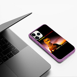 Чехол iPhone 11 Pro матовый DVD Moment Of Glory - Scorpions feat Berliner Phil, цвет: 3D-фиолетовый — фото 2