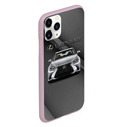 Чехол iPhone 11 Pro матовый Lexus auto, цвет: 3D-розовый — фото 2