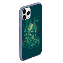 Чехол iPhone 11 Pro матовый А ты инопланетянин?, цвет: 3D-серый — фото 2