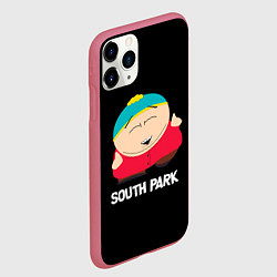 Чехол iPhone 11 Pro матовый Южный парк - Эрик Eric танцует, цвет: 3D-малиновый — фото 2