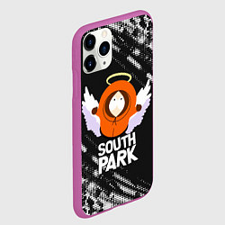 Чехол iPhone 11 Pro матовый Южный парк - Кенни Kenny ангел, цвет: 3D-фиолетовый — фото 2