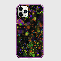 Чехол iPhone 11 Pro матовый Разноцветное конфетти, цвет: 3D-фиолетовый