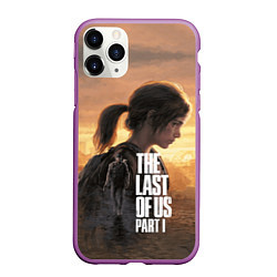 Чехол iPhone 11 Pro матовый Элли и Джоэл TLOU part 1 Remake, цвет: 3D-фиолетовый