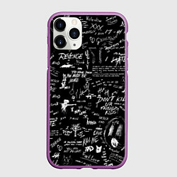 Чехол iPhone 11 Pro матовый XXXTENTACION LOGOBOMBING, цвет: 3D-фиолетовый
