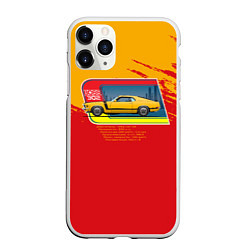 Чехол iPhone 11 Pro матовый Super Muscle Car