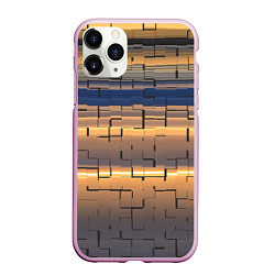 Чехол iPhone 11 Pro матовый Мозаика цветная colored mosaic