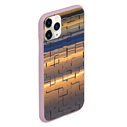 Чехол iPhone 11 Pro матовый Мозаика цветная colored mosaic, цвет: 3D-розовый — фото 2