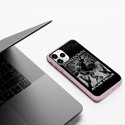Чехол iPhone 11 Pro матовый Atlas Falls - Shinedown, цвет: 3D-розовый — фото 2