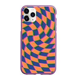 Чехол iPhone 11 Pro матовый Wavy Squares