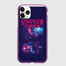 Чехол iPhone 11 Pro матовый Stranger Things Очень странные дела