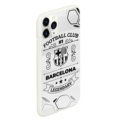 Чехол iPhone 11 Pro матовый Barcelona Football Club Number 1 Legendary, цвет: 3D-белый — фото 2