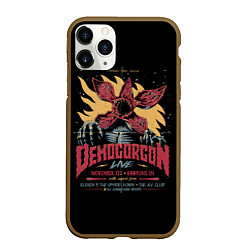 Чехол iPhone 11 Pro матовый Stranger Things Demogorgon