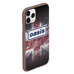 Чехол iPhone 11 Pro матовый OASIS - брит-поп, цвет: 3D-коричневый — фото 2