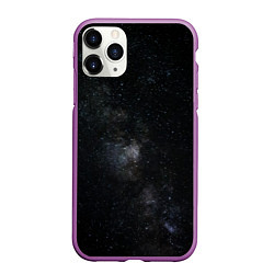 Чехол iPhone 11 Pro матовый Лонгслив Звезды и космос
