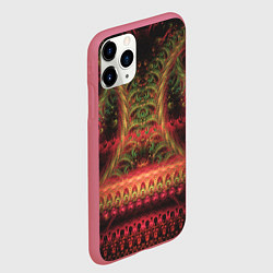 Чехол iPhone 11 Pro матовый Easy twisting, цвет: 3D-малиновый — фото 2