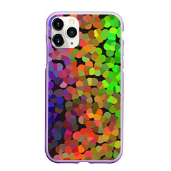 Чехол iPhone 11 Pro матовый Яркая палитра красок - блики