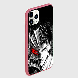 Чехол iPhone 11 Pro матовый БЕРСЕРК ГАТС И ДОСПЕХИ, цвет: 3D-малиновый — фото 2