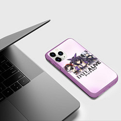 Чехол iPhone 11 Pro матовый Рандеву С Жизнью Date A Live, цвет: 3D-фиолетовый — фото 2